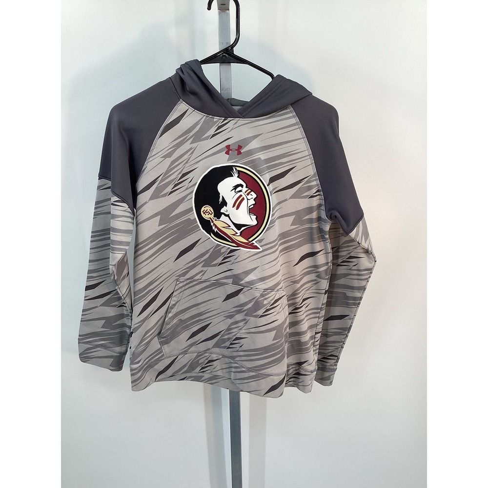 Boys Under Armour Florida State Seminoles Long Sleeve Hoodie - Youth Large - Picture 2 of 6